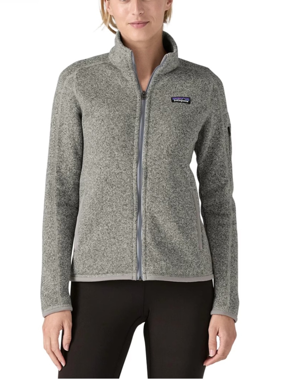 Patagonia Better Sweater Heathered Gray Full Zip Size S